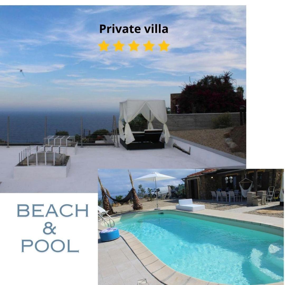 Villa Clicla - Pool, Sea,Hommock Swing And Laziness Imperia Exterior foto